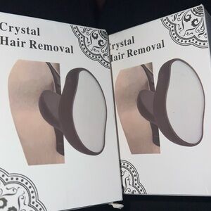 Crystal hair removal